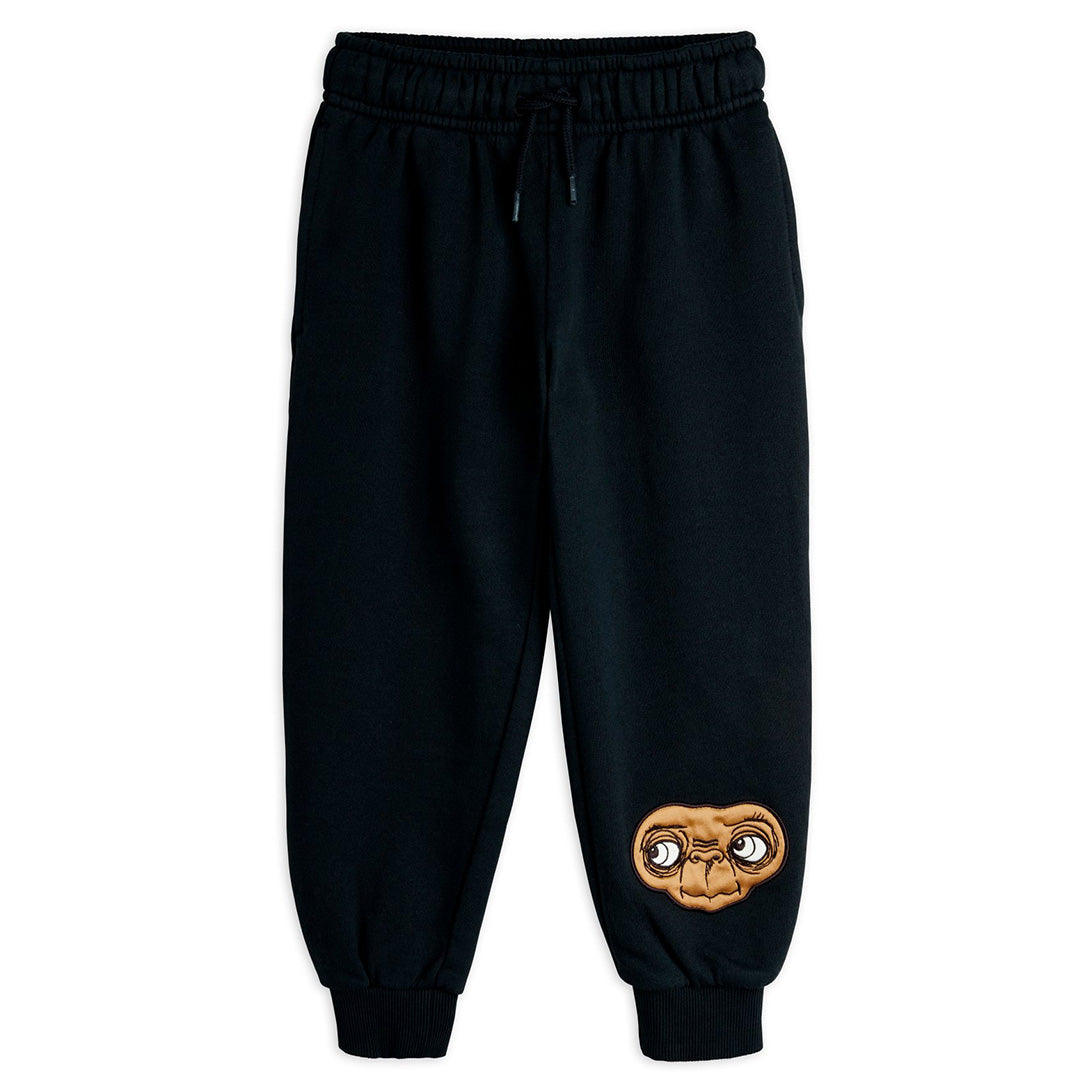 【mini rodini】E.T application sweatpants Black パンツ 80/86,92/98,104/110,116/122  | Coucoubebe/ククベベ