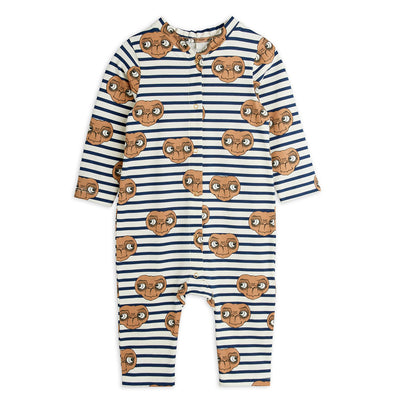 【mini rodini】IndiaE.T stripe aop jumpsuit Multi ジャンプスーツ 56/62,68/74,80/86（Sub Image-5） | Coucoubebe/ククベベ