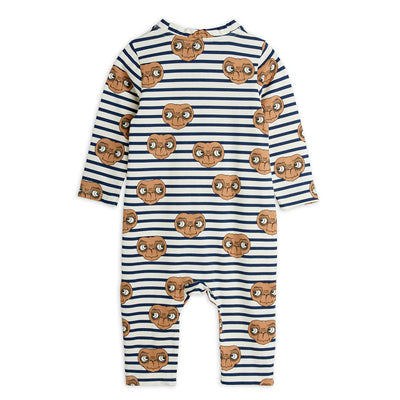 【mini rodini】IndiaE.T stripe aop jumpsuit Multi ジャンプスーツ 56/62,68/74,80/86（Sub Image-2） | Coucoubebe/ククベベ