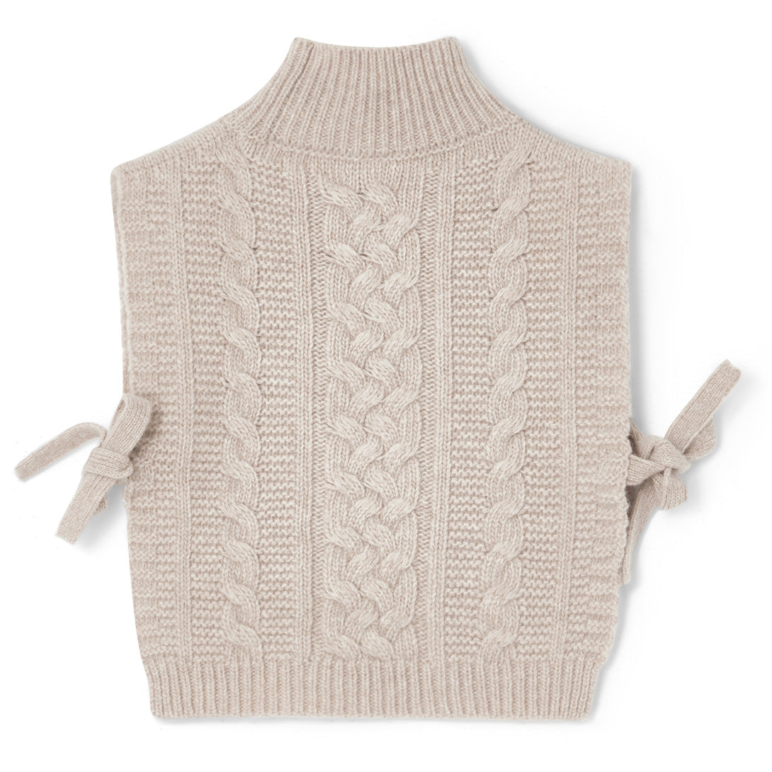 【garbo&friends】【40%OFF】Knitted Neckwarmer Oat ネックウォーマー 1-4y,5-7y  | Coucoubebe/ククベベ