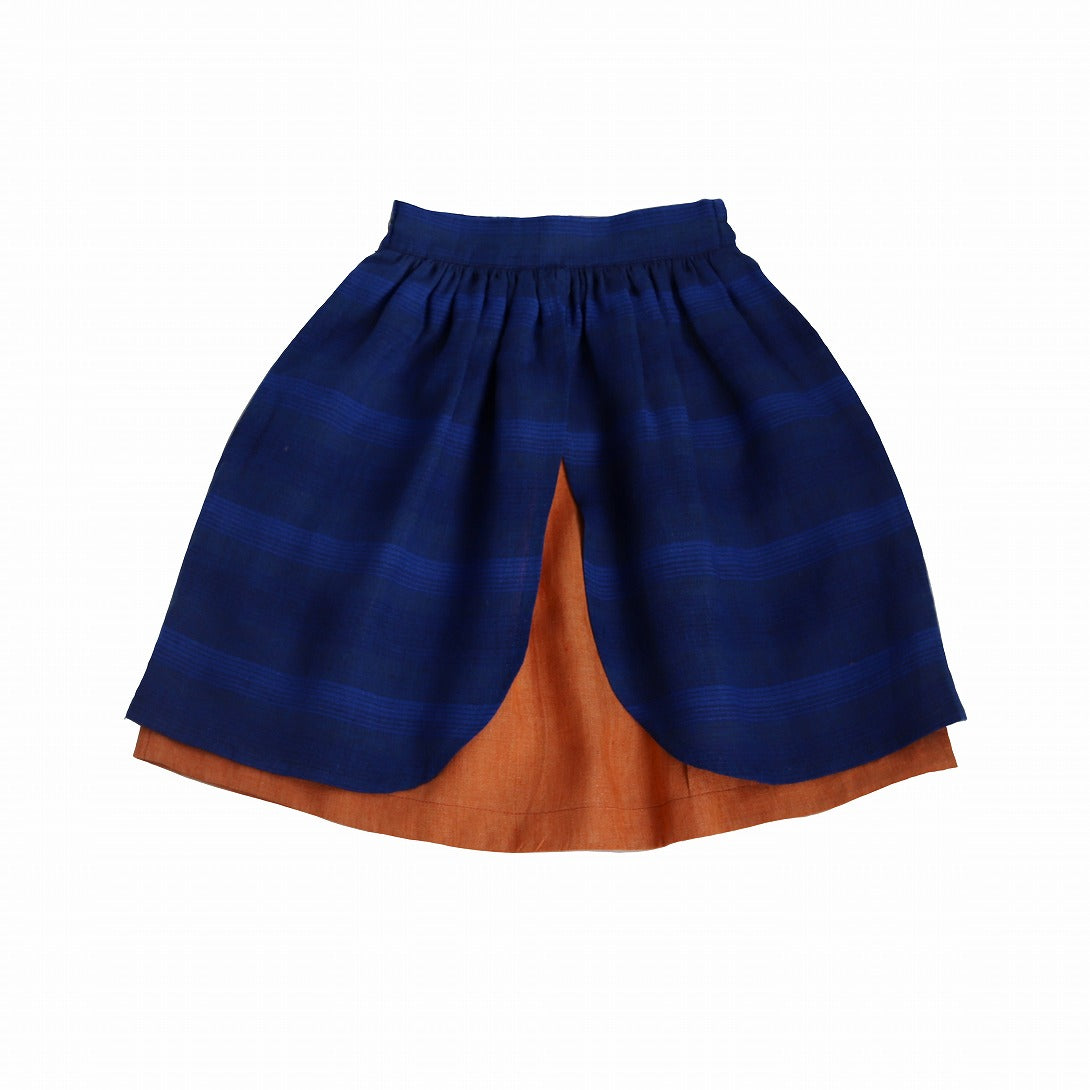 【Kalinka】【予約販売】Bree Linen Skirt Ink スカート 2y,4y  | Coucoubebe/ククベベ