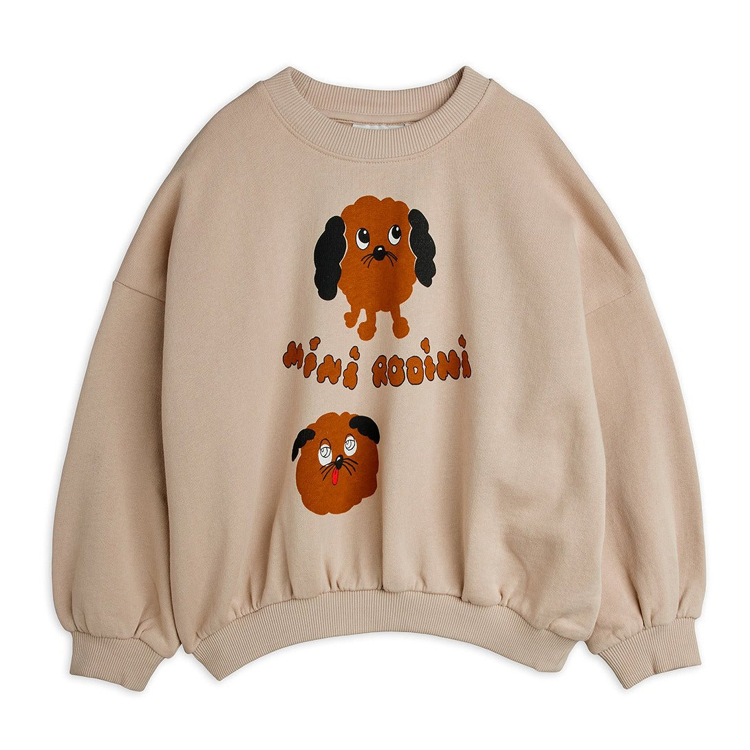 【mini rodini】Doggies sp sweatshirt Grey スウェット 68/74,80/86,92/98,104/110,116/122  | Coucoubebe/ククベベ
