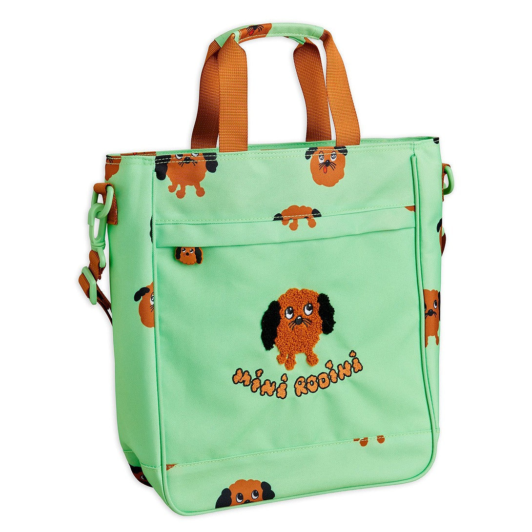 【mini rodini】Doggies aop complimentary bag Green バッグ  | Coucoubebe/ククベベ