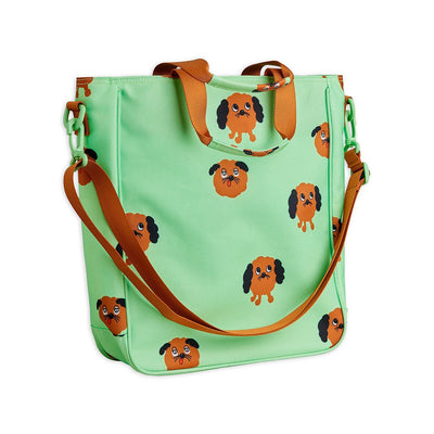【mini rodini】Doggies aop complimentary bag Green バッグ（Sub Image-2） | Coucoubebe/ククベベ