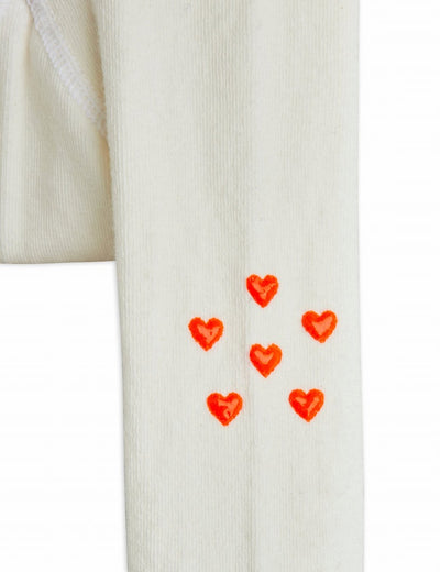 【mini rodini】Doggie anti-slip baby tights Offwhite タイツ 56/62,68/74（Sub Image-4） | Coucoubebe/ククベベ