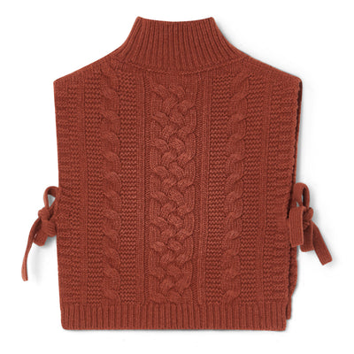 【garbo&friends】【40%OFF】Knitted Neckwarmer Rust ネックウォーマー 1-4y,5-7y（Sub Image-2） | Coucoubebe/ククベベ