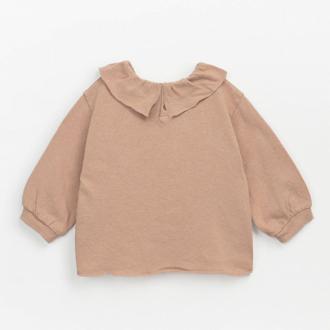 【PLAY UP】【40%OFF】Ribbed jersey knit T-shirt pink 長袖Tシャツ 12m,18m,24m,36m  | Coucoubebe/ククベベ