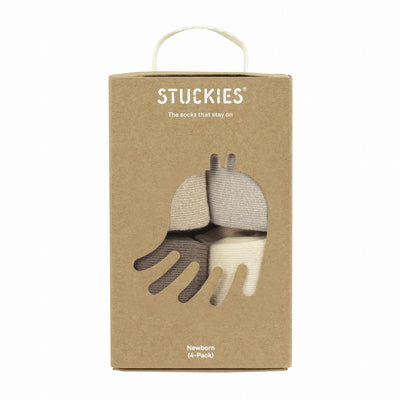 【STUCKIES】Newborn Gift Set 4 pairs Doe 靴下４足セット 0-3M（Sub Image-3） | Coucoubebe/ククベベ