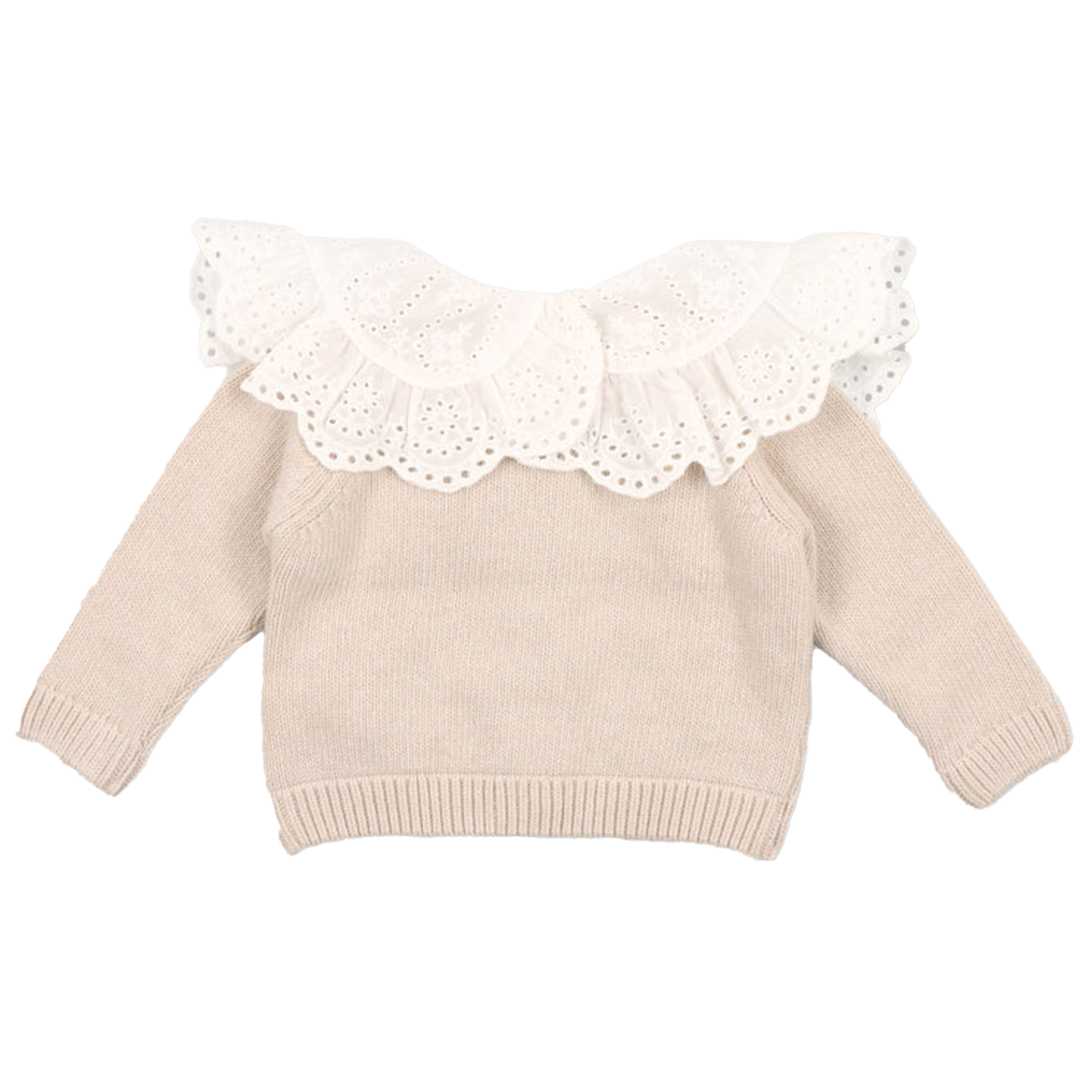 【the new society】Reykjavík Baby Cardigan Vanilla Cream カーディガン 18m,24m  | Coucoubebe/ククベベ