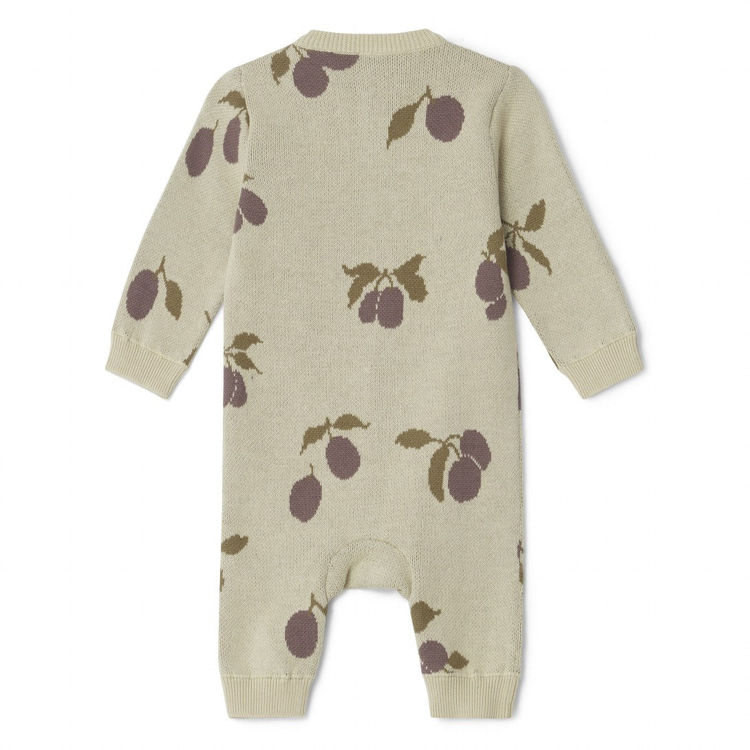 【garbo&friends】Prune Beige Knitted Onesie ロンパース 0-2m,2-6m,6-12m  | Coucoubebe/ククベベ