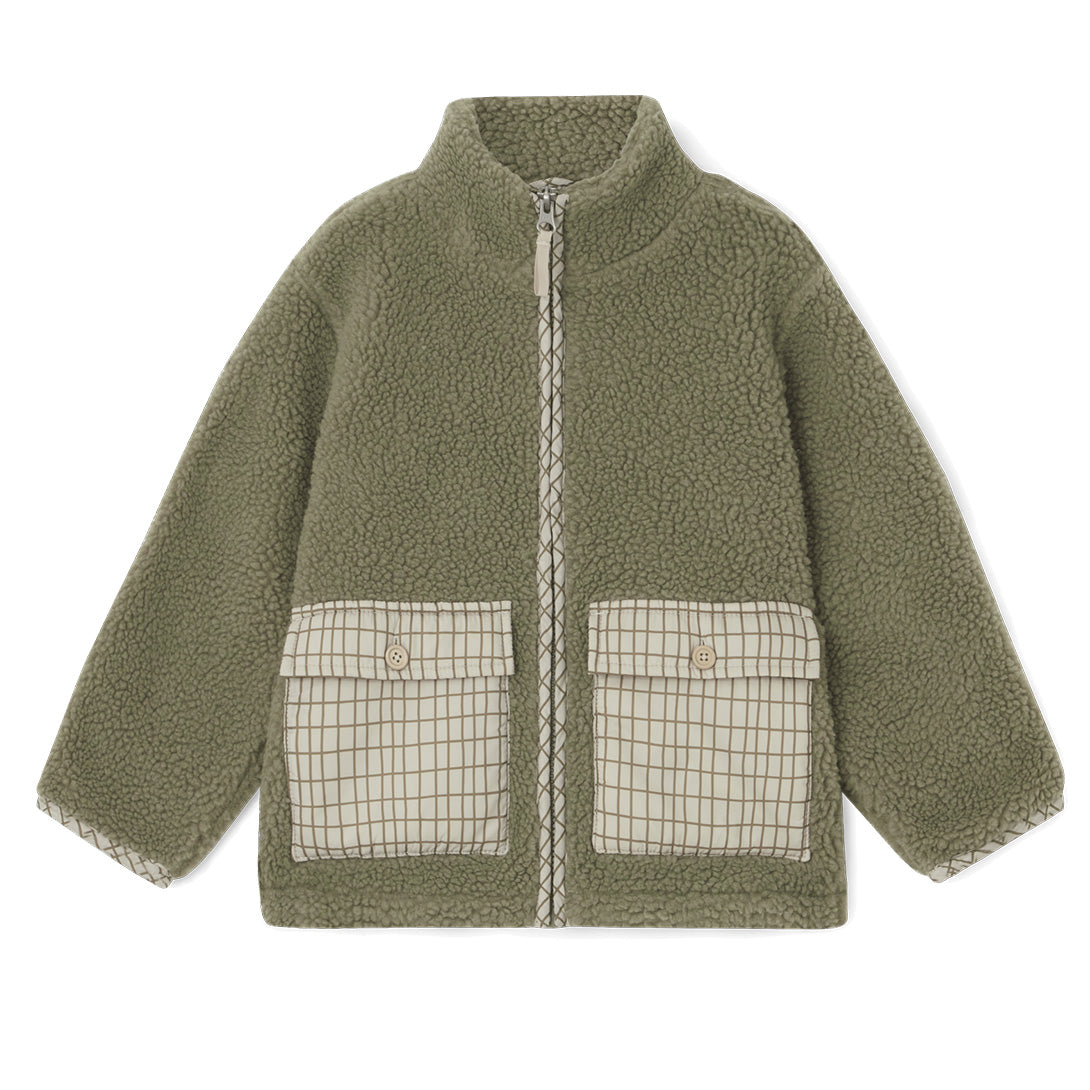 【garbo&friends】【40%OFF】Silver Green Pile Jacket ジャケット 3-4y,5-6y  | Coucoubebe/ククベベ