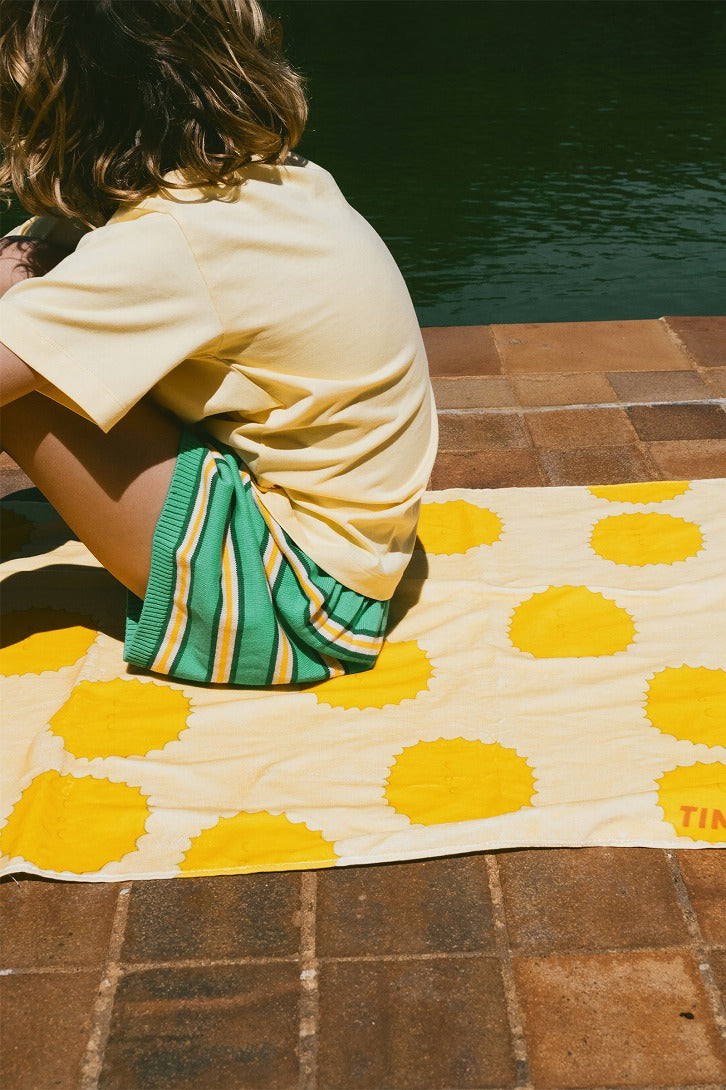 【tinycottons】SUN TOWEL mellow yellow タオル  | Coucoubebe/ククベベ