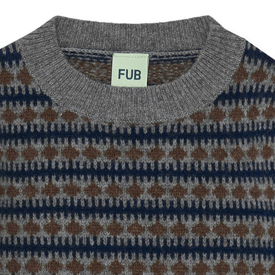【FUB】【40%OFF】LAMBSWOOL SWEATER charcoal melange セーター 90,100,110cm（Sub Image-2） | Coucoubebe/ククベベ