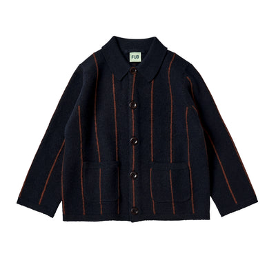 【FUB】FELTED JACKET dark navy ジャケット 90,100cm（Sub Image-1） | Coucoubebe/ククベベ