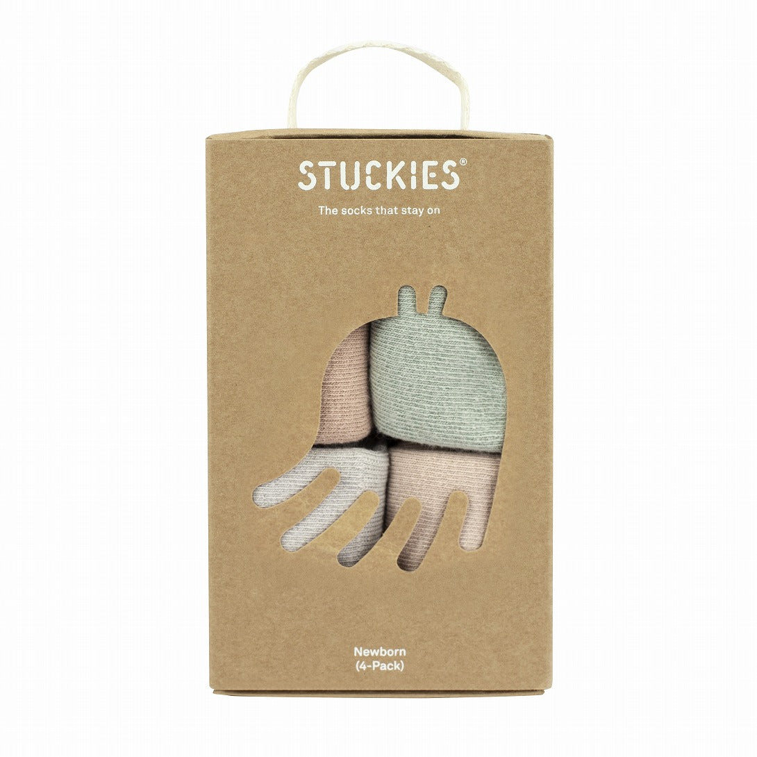 【STUCKIES】Newborn Gift Set 4 pairs Tides 靴下４足セット 0-3M  | Coucoubebe/ククベベ