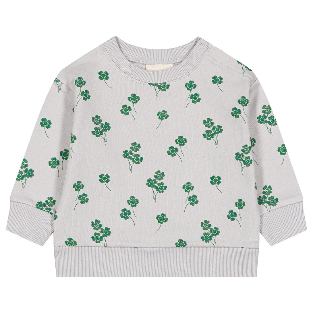 【STUDIO BOHEME】【9月上旬発送】BART SWEAT-SHIRT GREY/CLOVERS スウェット 12m,18m,24m,36m,4y  | Coucoubebe/ククベベ