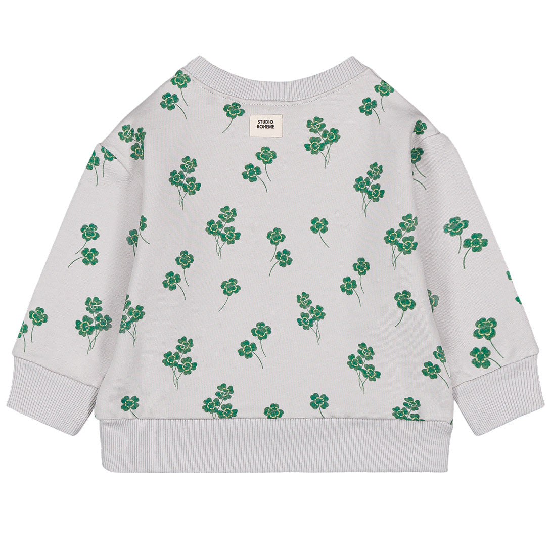 【STUDIO BOHEME】【9月上旬発送】BART SWEAT-SHIRT GREY/CLOVERS スウェット 12m,18m,24m,36m,4y  | Coucoubebe/ククベベ