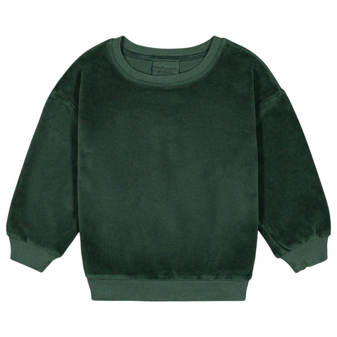 【STUDIO BOHEME】【9月上旬発送】BART SWEAT-SHIRT GREEN CILANTRO スウェット 12m,18m,24m,36m,4y  | Coucoubebe/ククベベ