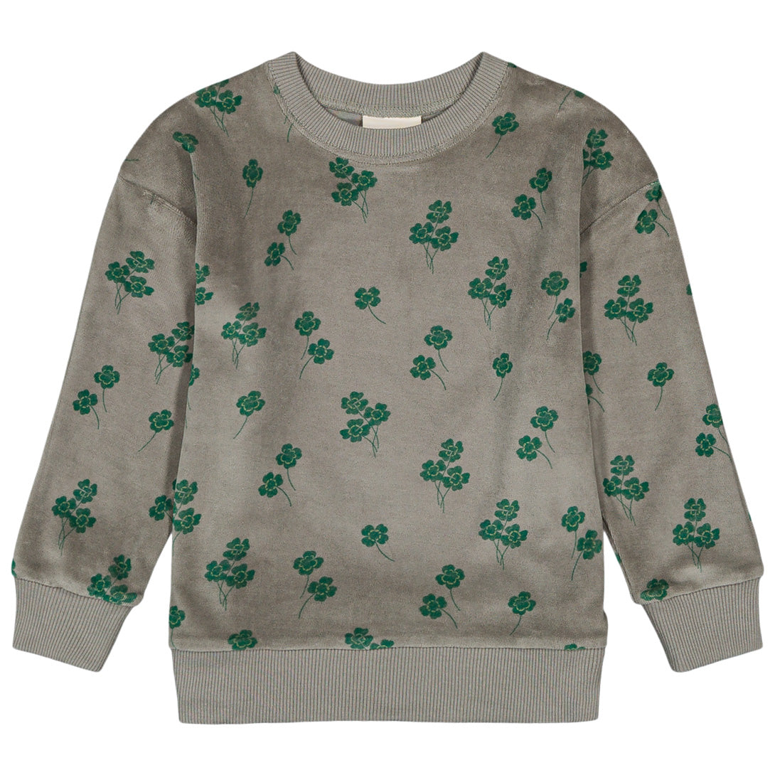 【STUDIO BOHEME】【9月上旬発送】BART SWEAT-SHIRT GREY/CLOVERS スウェット 12m,18m,24m,36m,4y  | Coucoubebe/ククベベ