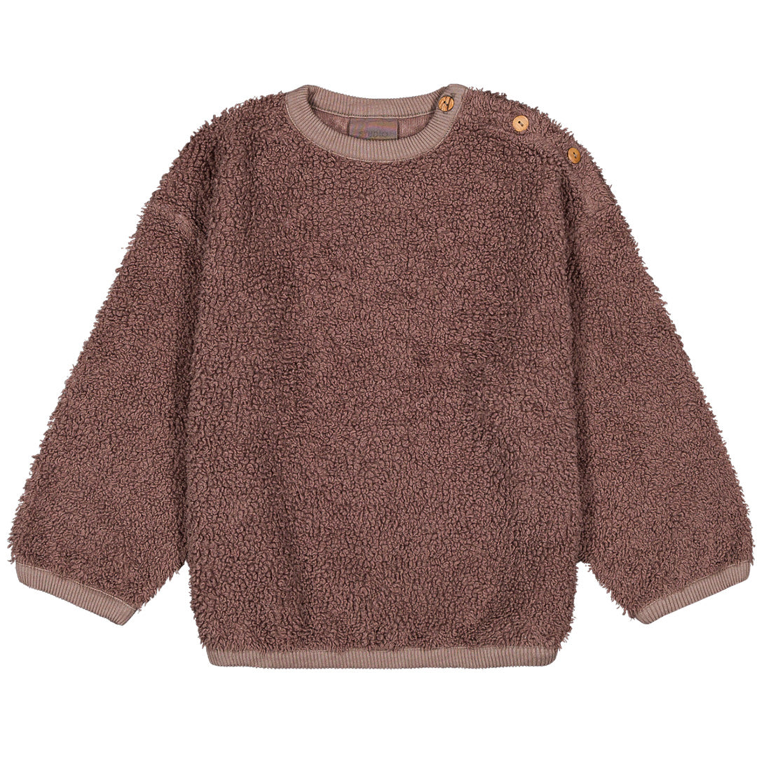 【STUDIO BOHEME】【9月上旬発送】OURS SWEAT-SHIRT MAUVE スウェット 18m,24m,36m,4y  | Coucoubebe/ククベベ