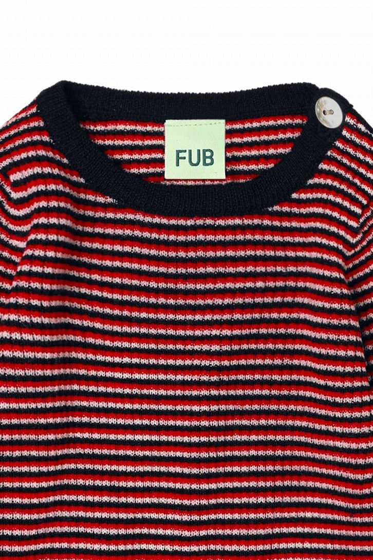 【FUB】BABY RIB BLOUSE multi stripe ブラウス 80,86cm  | Coucoubebe/ククベベ