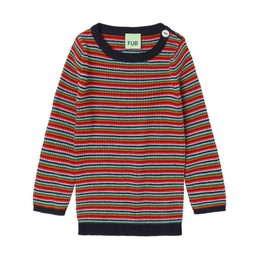 【FUB】BABY RIB BLOUSE multi stripe ブラウス 80,86cm  | Coucoubebe/ククベベ