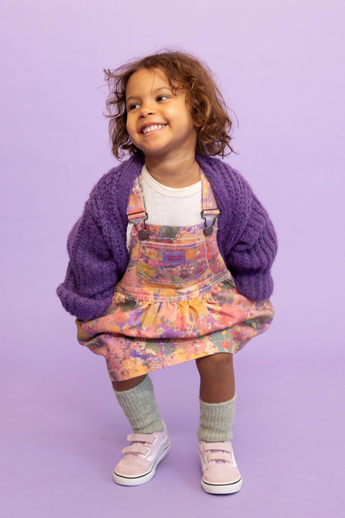 【favorite people】SOPHIE SKIRT OVERALLS スカートオーバーオール 1-2Y,2-3Y  | Coucoubebe/ククベベ