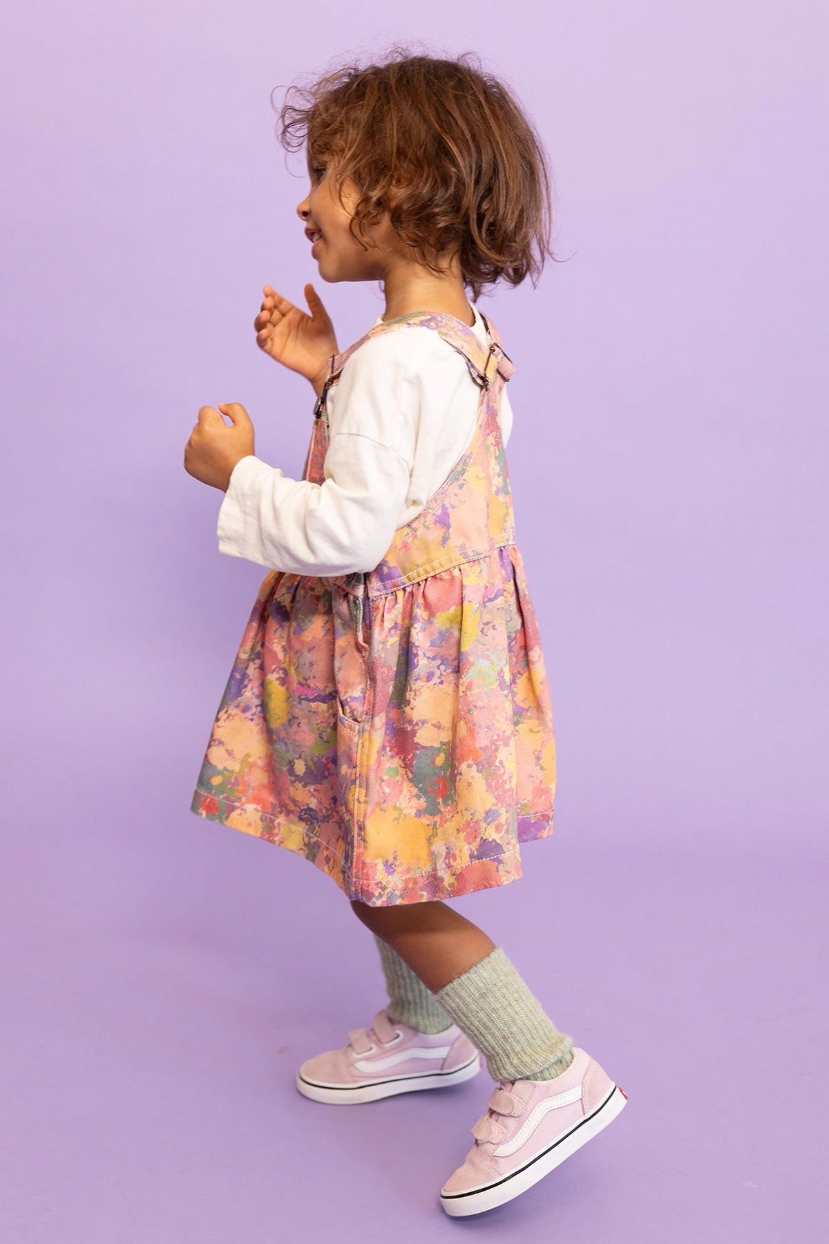 【favorite people】SOPHIE SKIRT OVERALLS スカートオーバーオール 1-2Y,2-3Y  | Coucoubebe/ククベベ