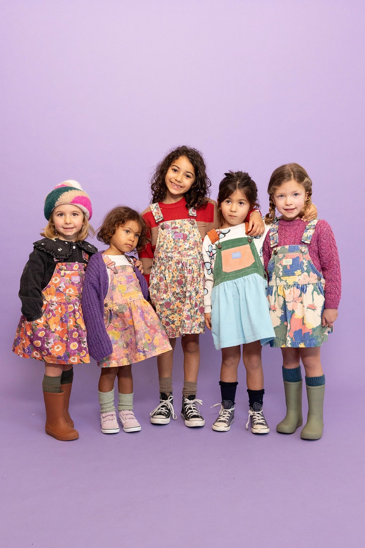 【favorite people】SOPHIE SKIRT OVERALLS スカートオーバーオール 1-2Y,2-3Y  | Coucoubebe/ククベベ