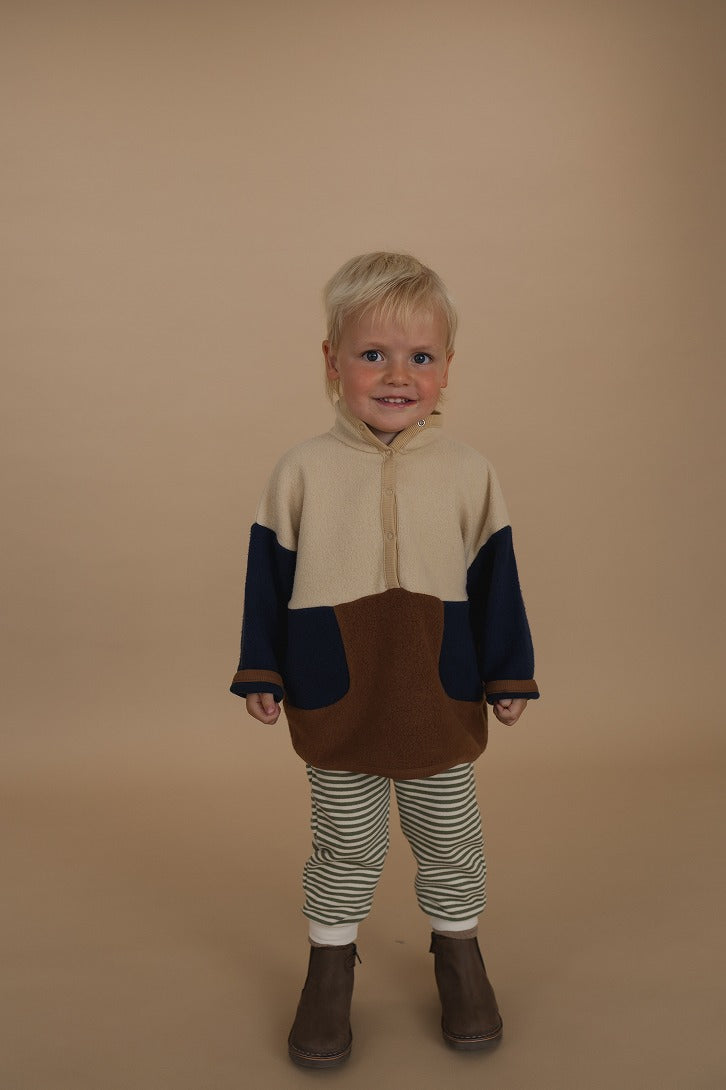 【organic zoo】Colour Block Fleece Sweater スウェット 1-2Y,2-3Y,3-4Y  | Coucoubebe/ククベベ