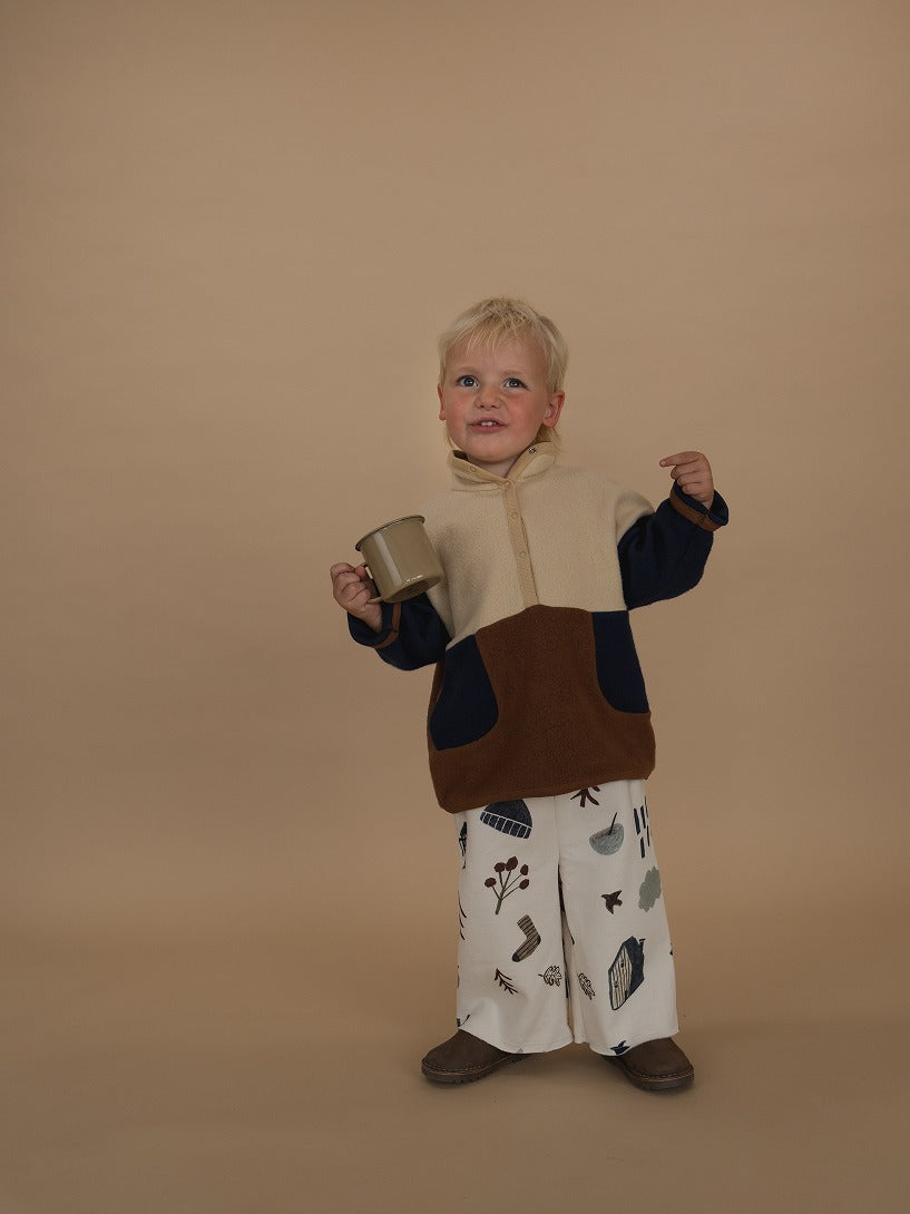【organic zoo】Colour Block Fleece Sweater スウェット 1-2Y,2-3Y,3-4Y  | Coucoubebe/ククベベ