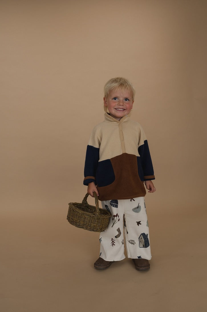 【organic zoo】Colour Block Fleece Sweater スウェット 1-2Y,2-3Y,3-4Y  | Coucoubebe/ククベベ