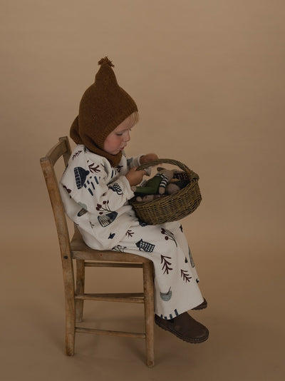 【organic zoo】Cosy Wild Wide Leg Pants Undyed パンツ 6-12M,1-2Y,2-3Y,3-4Y,4-5Y（Sub Image-10） | Coucoubebe/ククベベ