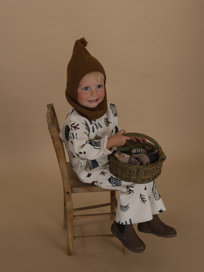 【organic zoo】Cosy Wild Wide Leg Pants Undyed パンツ 6-12M,1-2Y,2-3Y,3-4Y,4-5Y  | Coucoubebe/ククベベ