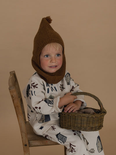 【organic zoo】Chestnut Balaclava 帽子 1-2Y,2-3Y,3-4Y（Sub Image-11） | Coucoubebe/ククベベ