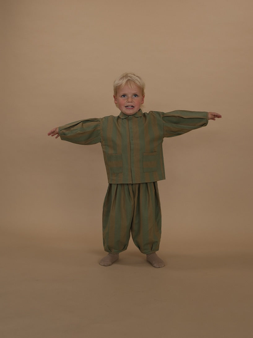 【organic zoo】Woodland Stripes Lodge Pants パンツ 6-12M,1-2Y,2-3Y,3-4Y,4-5Y  | Coucoubebe/ククベベ