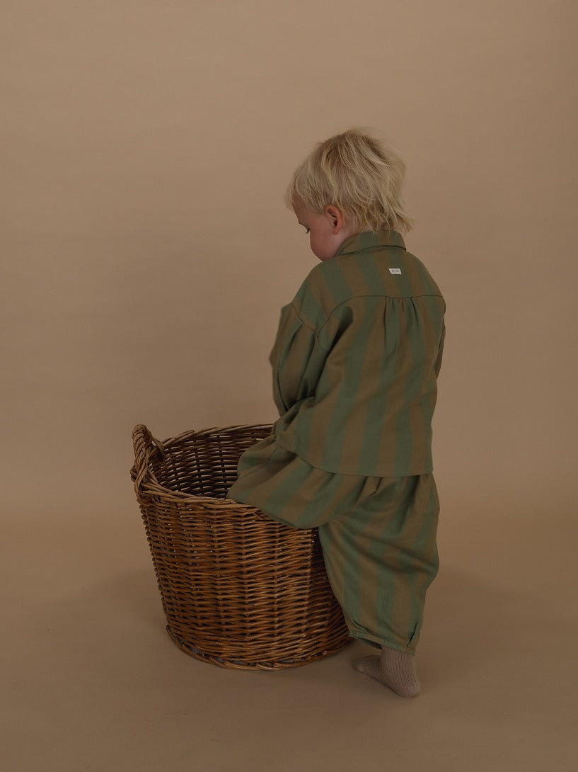 【organic zoo】Woodland Stripes Lodge Pants パンツ 6-12M,1-2Y,2-3Y,3-4Y,4-5Y  | Coucoubebe/ククベベ
