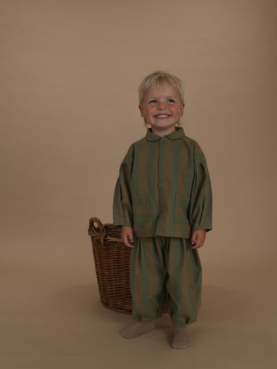 【organic zoo】Woodland Stripes Lodge Pants パンツ 6-12M,1-2Y,2-3Y,3-4Y,4-5Y（Sub Image-7） | Coucoubebe/ククベベ