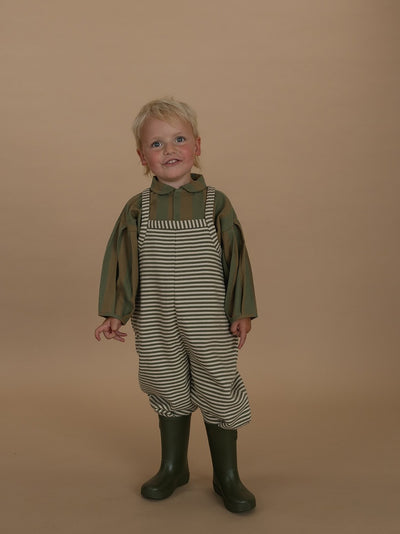 【organic zoo】Fern Stripes Dungarees ダンガリー 1-2Y,2-3Y,3-4Y（Sub Image-7） | Coucoubebe/ククベベ
