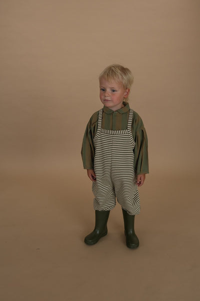 【organic zoo】Fern Stripes Dungarees ダンガリー 1-2Y,2-3Y,3-4Y（Sub Image-10） | Coucoubebe/ククベベ