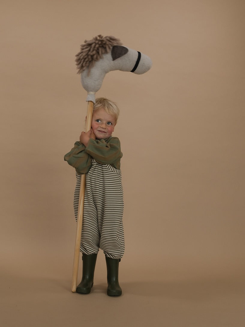 【organic zoo】Fern Stripes Dungarees ダンガリー 1-2Y,2-3Y,3-4Y  | Coucoubebe/ククベベ