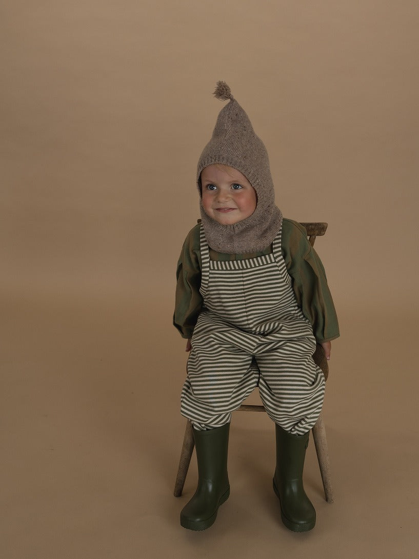 【organic zoo】Fern Stripes Dungarees ダンガリー 1-2Y,2-3Y,3-4Y  | Coucoubebe/ククベベ