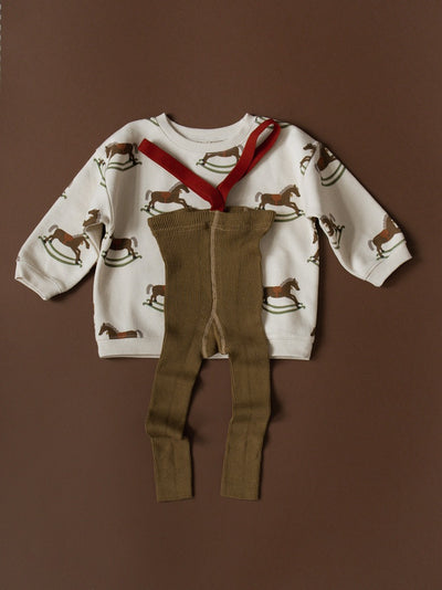 【SILLY Silas】Footless Collection Acorn Brown×Maple Leaf レギンス 6-12m,1-2y,2-3y（Sub Image-10） | Coucoubebe/ククベベ