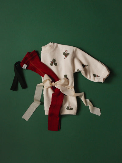 【SILLY Silas】Footless Collection Maple Leaf×Dark Forest Green レギンス 6-12m,1-2y,2-3y（Sub Image-9） | Coucoubebe/ククベベ