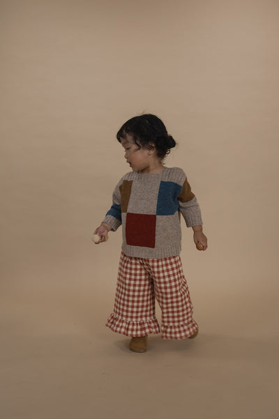 【organic zoo】Paprika Gingham Frill Culottes パンツ 1-2Y,2-3Y,3-4Y（Sub Image-9） | Coucoubebe/ククベベ