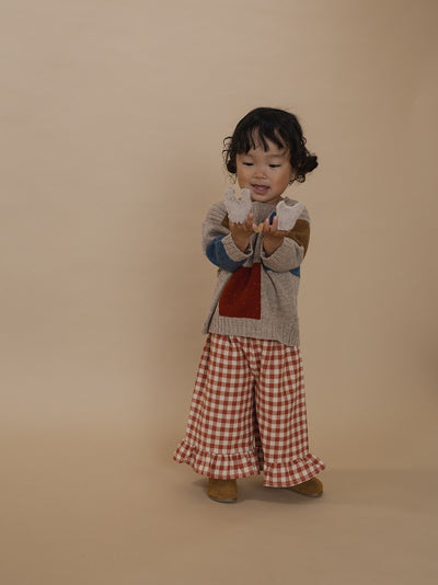 【organic zoo】Paprika Gingham Frill Culottes パンツ 1-2Y,2-3Y,3-4Y（Sub Image-11） | Coucoubebe/ククベベ