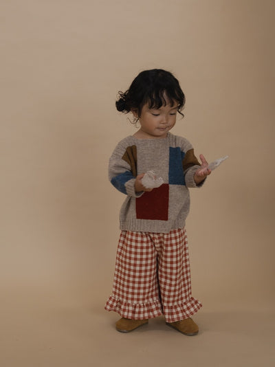 【organic zoo】Paprika Gingham Frill Culottes パンツ 1-2Y,2-3Y,3-4Y（Sub Image-12） | Coucoubebe/ククベベ