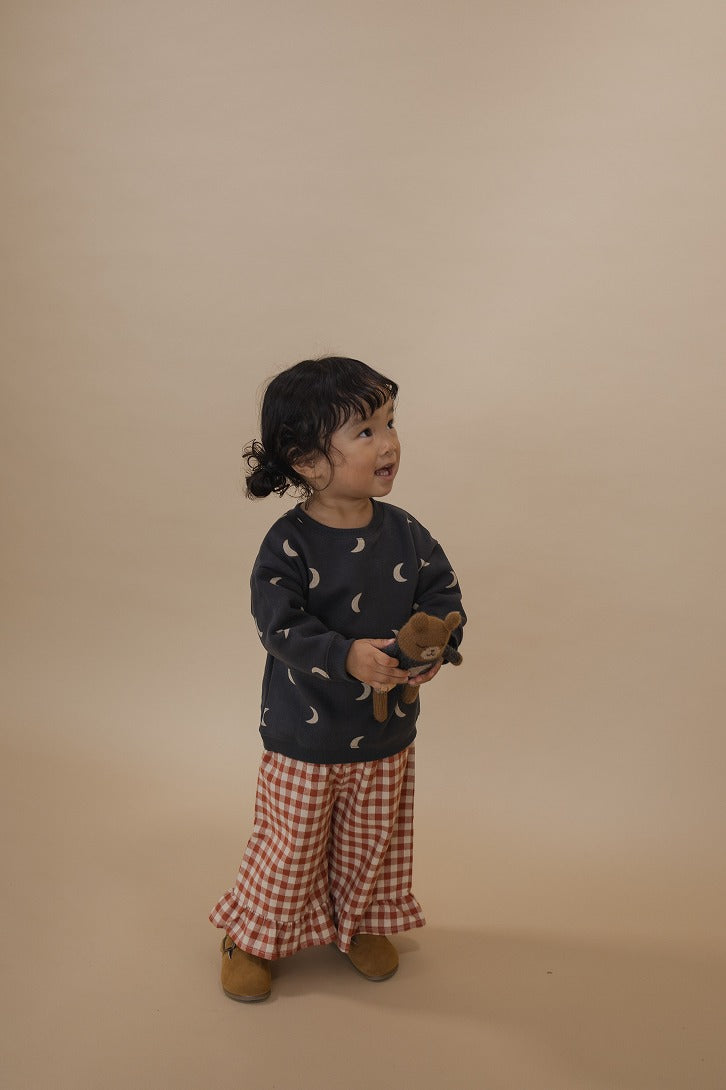 【organic zoo】Paprika Gingham Frill Culottes パンツ 1-2Y,2-3Y,3-4Y  | Coucoubebe/ククベベ