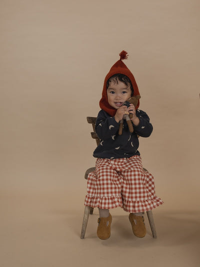 【organic zoo】Paprika Gingham Frill Culottes パンツ 1-2Y,2-3Y,3-4Y（Sub Image-22） | Coucoubebe/ククベベ