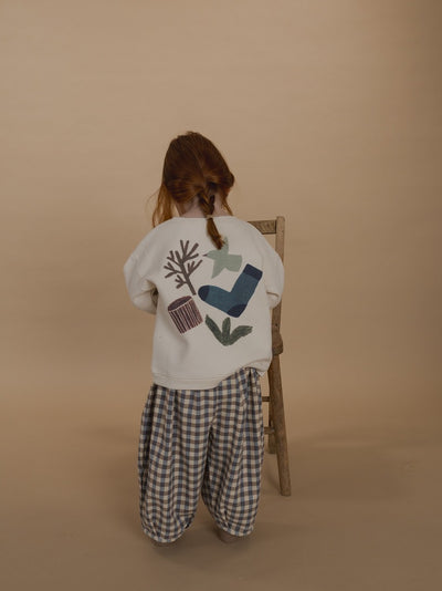 【organic zoo】Shoreline Gingham Lodge Pants パンツ 6-12M,1-2Y,2-3Y,3-4Y,4-5Y（Sub Image-4） | Coucoubebe/ククベベ